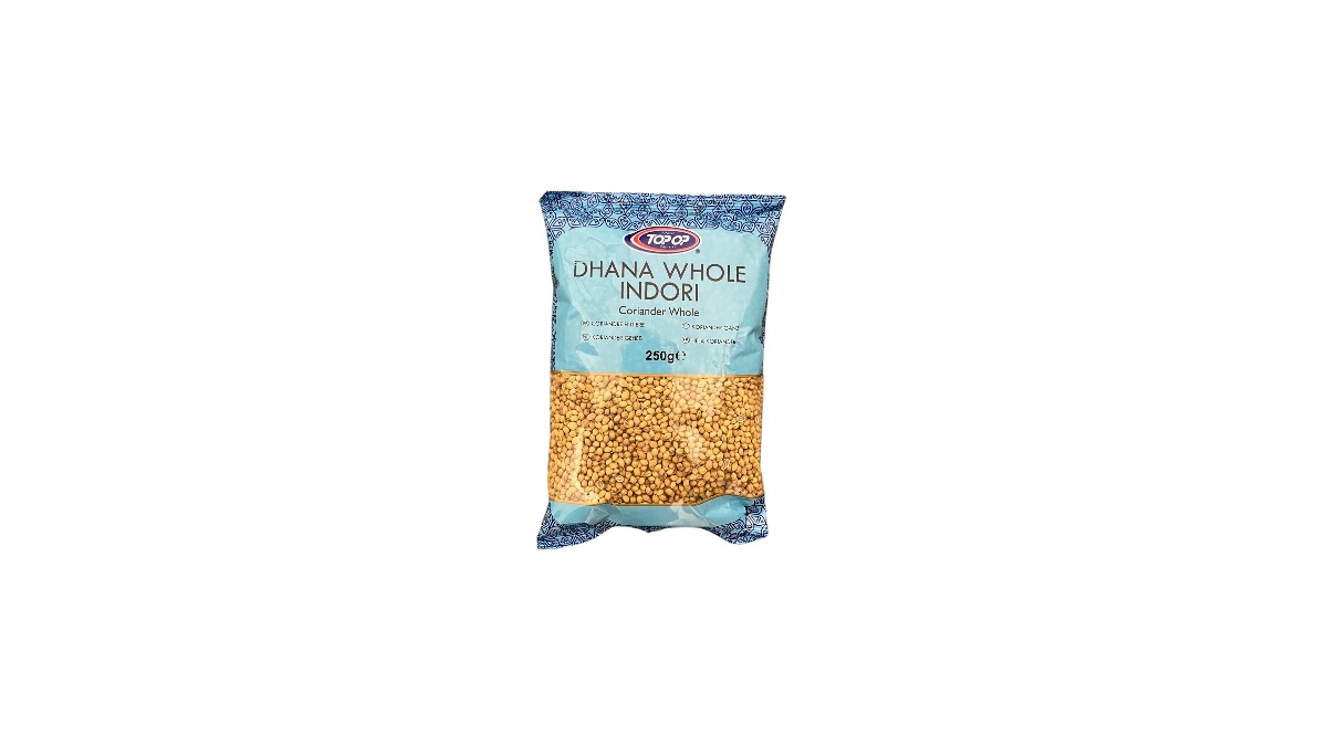 TOPOP DHANA WHOLE INDORI CORIANDER SEEDS 250g