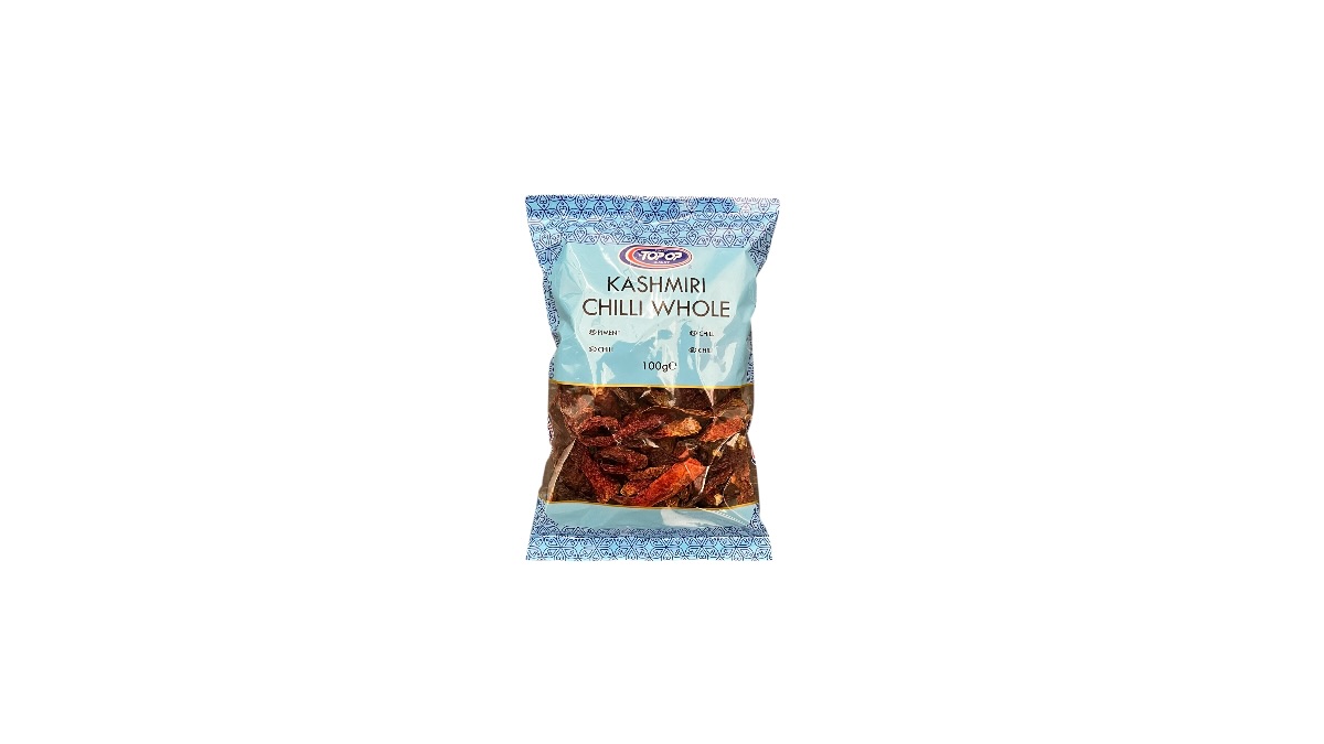 TOPOP KASHMIRI CHILLI WHOLE 100g