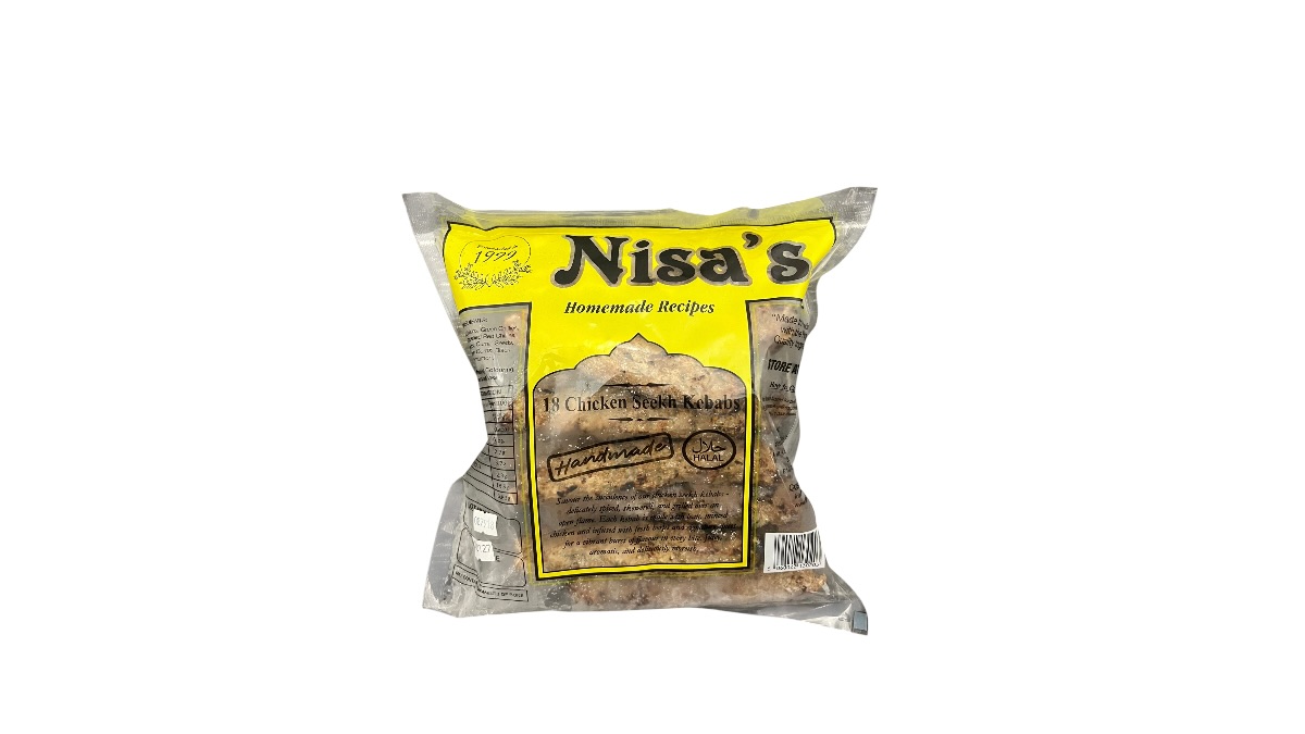 NISA 18 CHICKEN SEEKH KEBABS