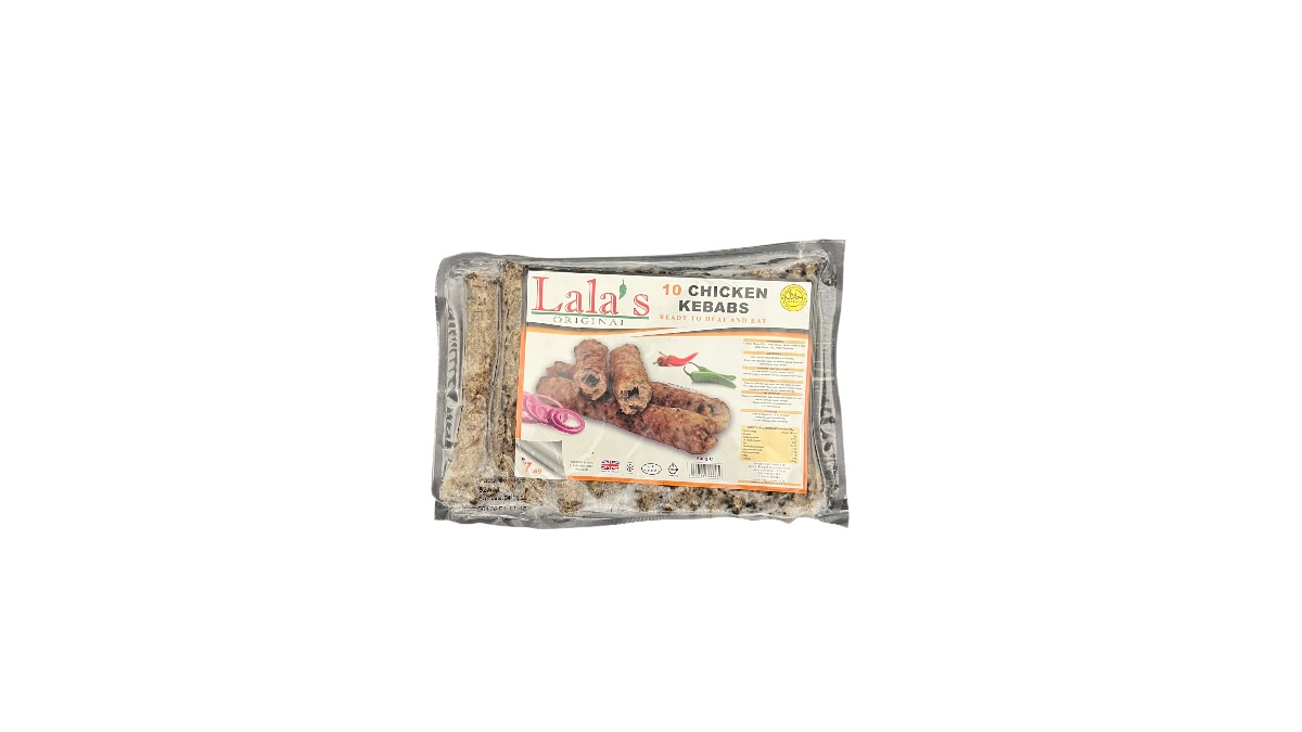 LALAS 10 CHICKEN KEBABS 600g