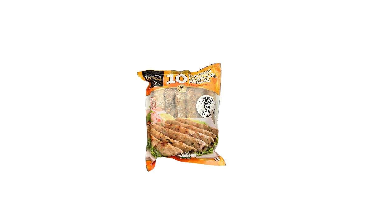 HQ 10 CHICKEN CHARCOAL KEBABS 400g
