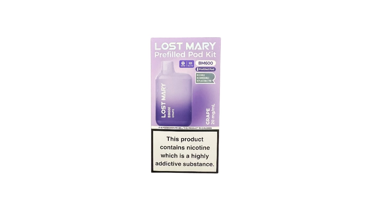LOST MARY 600 PUFF GRAPE 20mg