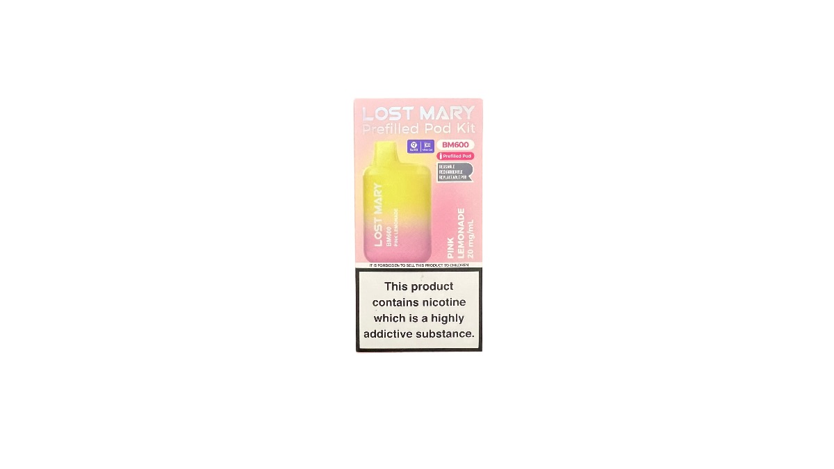 LOST MARY 600 PUFF PINK LEMONADE 20mg